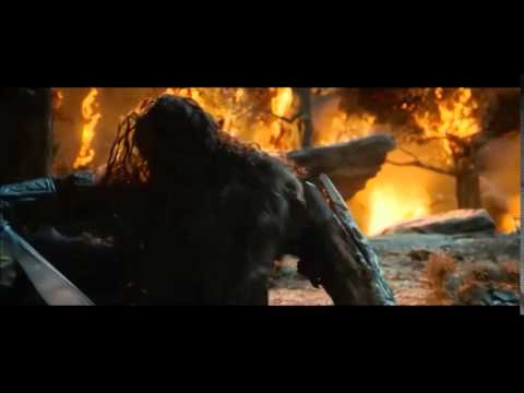 Thorin fights Azog