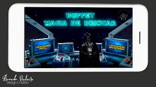 Vídeo de Convite Animado Star Wars