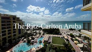 【カリブ海 アルバ島】The Ritz-Carlton Aruba 宿泊記 年越しカウントダウン! | オーシャンフロントのルームツアー＆朝食をご紹介 | リッツカールトンアルバ | 字幕