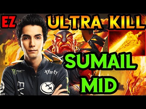 Sumail Ember Spirit Mid Immortal Rank - EZ Game - Evil Geniuses Dota 2 Update 7.21