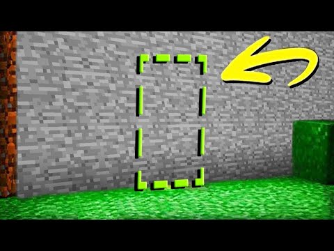 Fantastica porta segreta tra due muri Minecraft vanilla