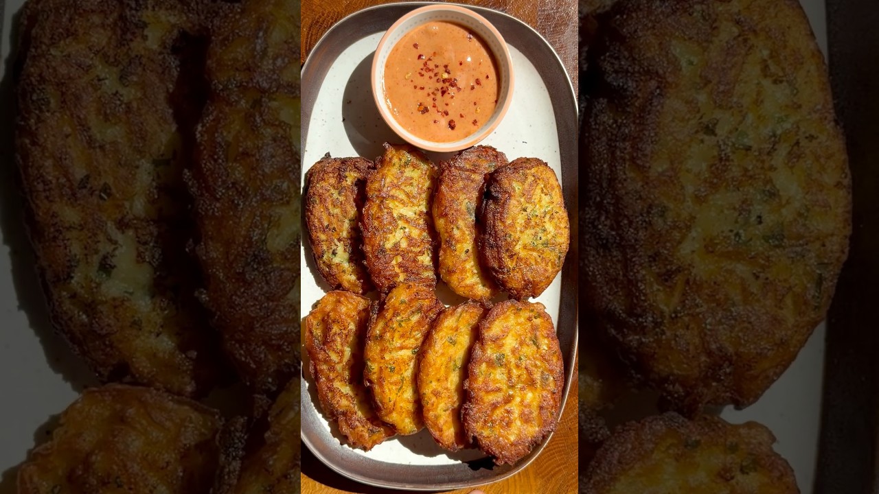 Crispy Garlic Parmesan Hash Browns