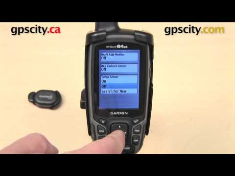 Garmin GPSMAP 64 Series: Pairing ANT+ Devices with GPS City