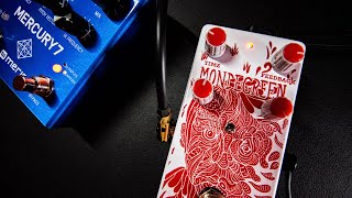 Pedal Combo Sketch w/ Knob Settings: Bass - Mondegreen OBNE & Mercury 7