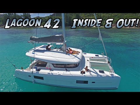 Lagoon 42 Catamaran Boat Tour - Inside & Out!