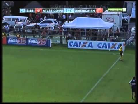 Atlético PR 1 x 1 América RN  Jogo Edson Rocha