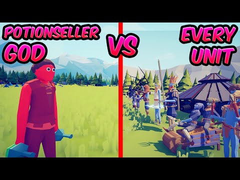 POTIONSELLER GOD vs EVERY UNIT⚔️😱😱| TABS - Totally Accurate Battle Simulator