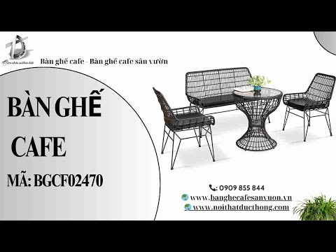 hình ảnh Video giới thiệu sản phẩm Bàn Ghế Cafe BGCF02470 | Nội Thất Đức Thông Dĩ An 102