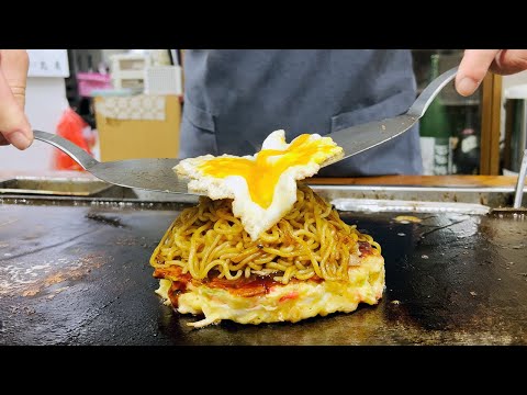 [ENG SUB] [¿¡Nuevo Okonomiyaki de Hiroshima!?] Un restaurante de espíritu libre y sin intenciones comerciales [Fuwatama, Akita] Parece visitar la casa de un amigo [Fluffy Okonomiyaki] Los fideos y tu textura favorita se mezclan. ¡Está delicioso!
