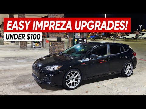 3 EASY Upgrades For Your Subaru Impreza!