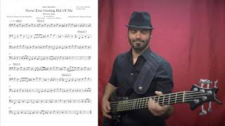 Sara Bareilles Never Ever Getting Rid Of Me – Bass transcription as played on What&#39;s Inside,  Motnik
