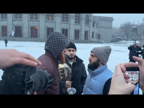 Arman Tsarukyan vs Shara Magomedov | Face-Off in Armenia