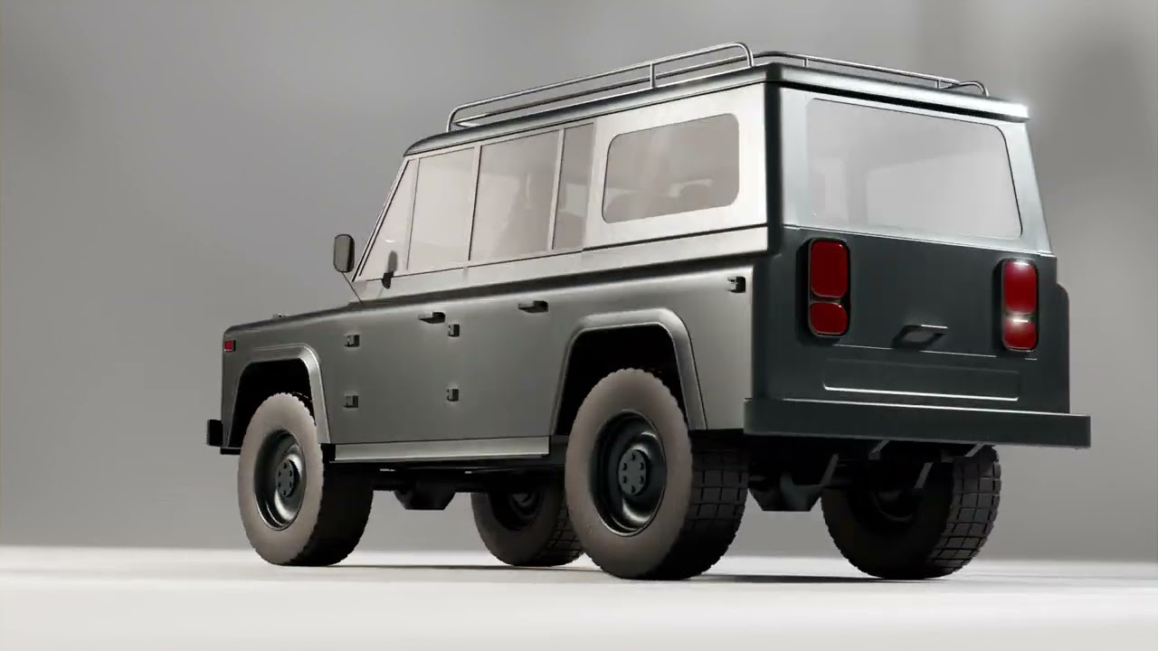 Offroad 4x4 landcruiser 3D Model