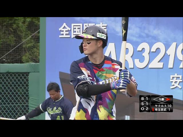 【ファーム】ライオンズ・戸川 今季初ヒットはライトへの2ベース!! 2021/8/24 L-S(ファーム)