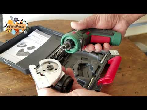 Parkside  PAS 4 B3 hand on and test (Lidl tools 4v micro usb charger)