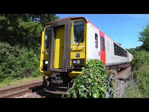 Class 153 333 + 153 335 passes en route to Bangor (30/5/20)