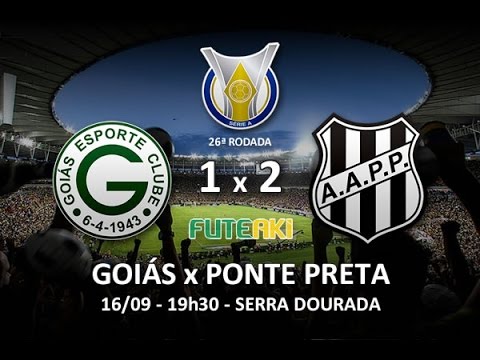 Melhores momentos  Goiás 1 x 2 Ponte Preta pela 26ª rodada do Brasileirão 2015