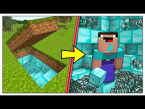 NOOB TROVA LA BASE SEGRETA PIÙ RICCA DI MINECRAFT ITA!