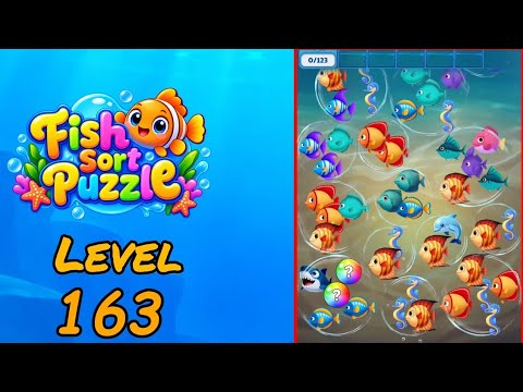 Fish Sort Puzzle Level 163 Walkthrough video thumbnail