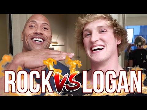 Logan battles it out with The Rock