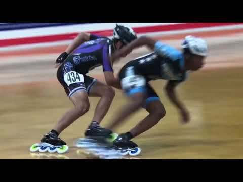 Junior Man 500 Meter Semi-Final #2 | 2019 US Indoor Inline Speed Skating National Championships