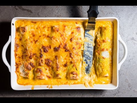 Turkey Enchiladas with Poblanos &amp;amp; Pumpkin