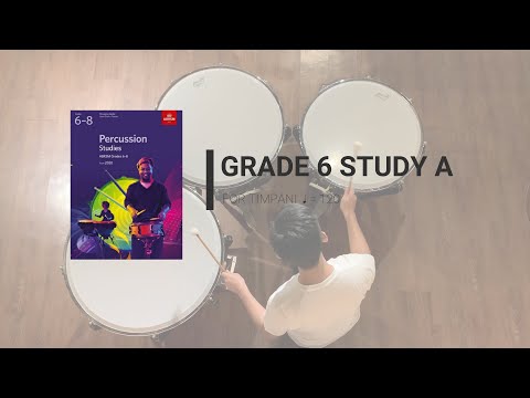 ABRSM Percussion 2020 - G6 Timpani Study A