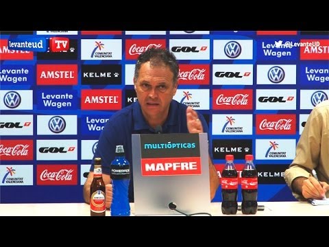 Rueda de prensa de Joaquín Caparrós previa al encuentro ante el RCD Espanyol