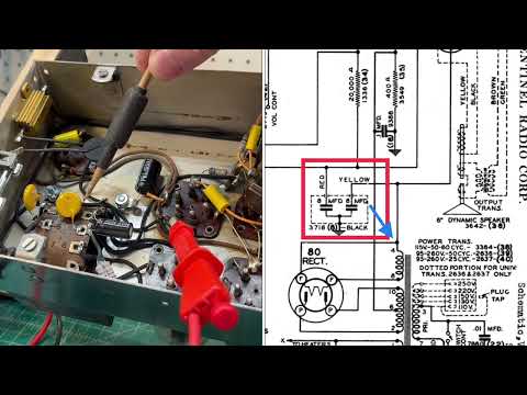 Knight 98AE-184K -  Power Up After Reinstalling the Antenna Coil & Power Transformer + Next Steps
