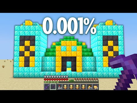 I Found the RAREST STRUCTURES in Minecraft Hardcore