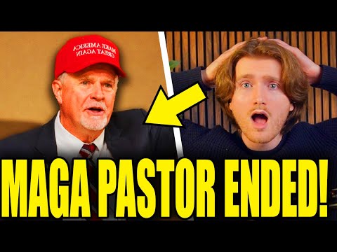 MAGA Pastor Joins ICE Then Protestors Shut Down Church ... He Panics!