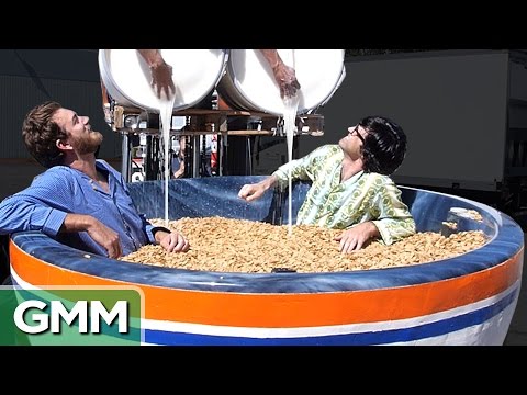 Giant Cereal Bowl Bath Video
