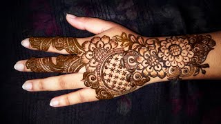 Latest Back Hand NonBridal Mehendi Design || Easy And Simple Arabic Mehndi Design ||#simplemehendi