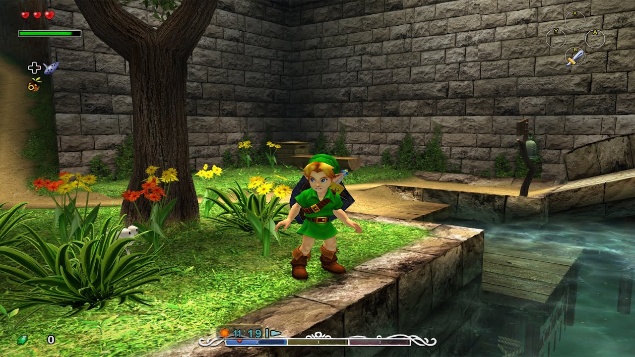 Zelda: OoT on Citra MMJ with Henriko's incredible texture pack is