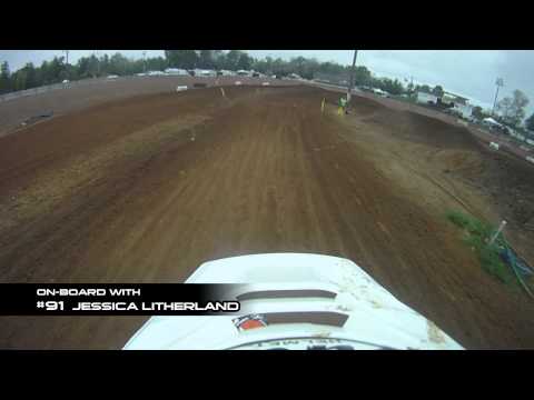 Jessica Litherland Helmet Cam from Podium 1 MX LLQ 2012