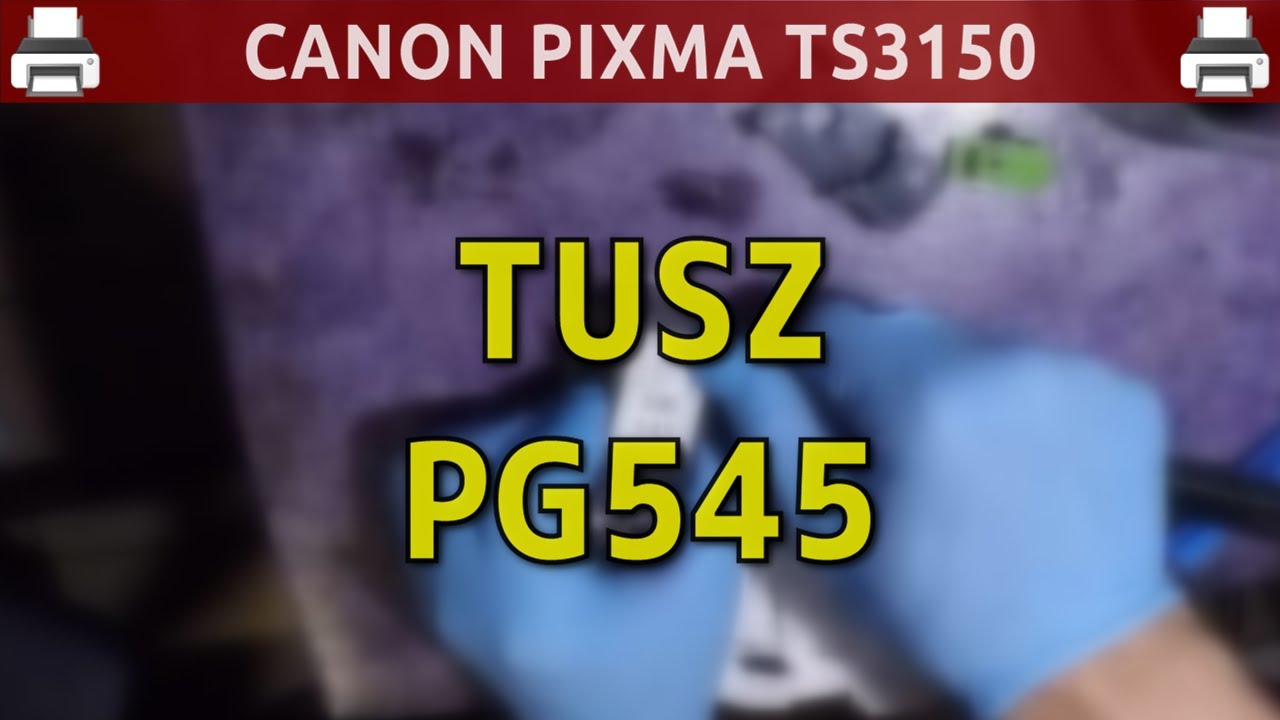 CANON PIXMA TS3150 🖨️ ... na tusz PG545