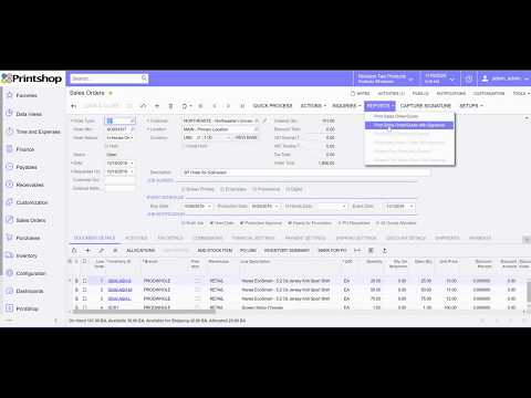 Capture Signature on Acumatica Sales Order/Quote Screen from