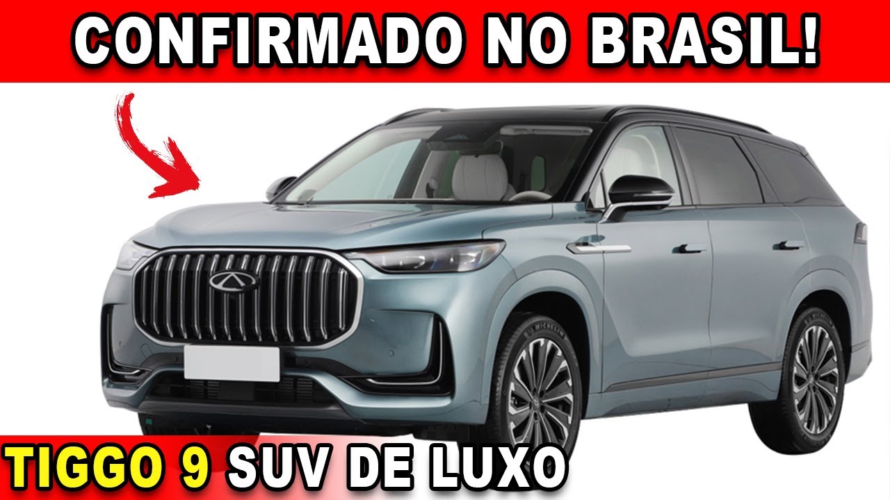 🚨CONFIRMADO O TIGGO 9🚨 O NOVO GIGANTE DE LUXO DA CAOA CHERY QUE CHEGARÁ AO BRASIL!