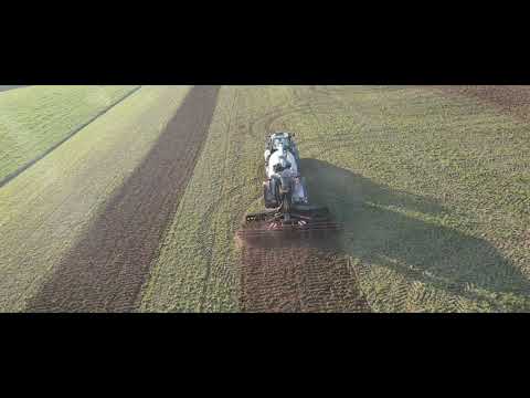 Deutz-Fahr 9340 TTV / KUMM Technik Ausbringfass /Gärreste fahren 2021 / Landwirtschaft in der Pfalz