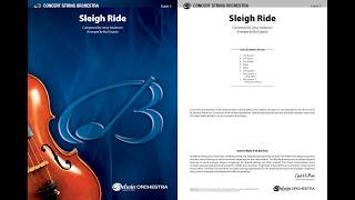 Sleigh Ride, arr. Bud Caputo – Score &amp; Sound