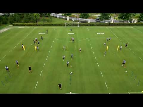 Breaking Lines Passing Diamond Exercise   Warm Up