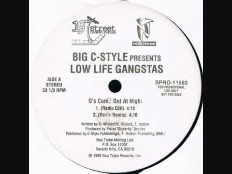 Tha Low Life Gangstas - G's Come Out At Night (feat. Lil' C-Style & Crooked I) (1996) (CDQ) (RARE)
