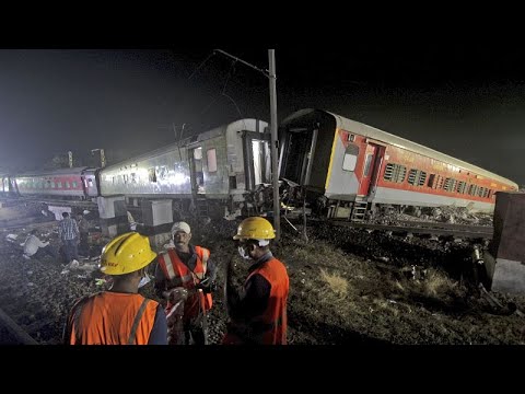 Officials say 280 people killed and hundreds more injured in India train derailment