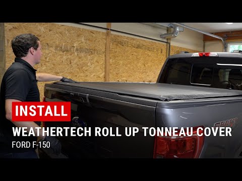 Installing WeatherTech Roll Up Tonneau Cover on Ford F-150