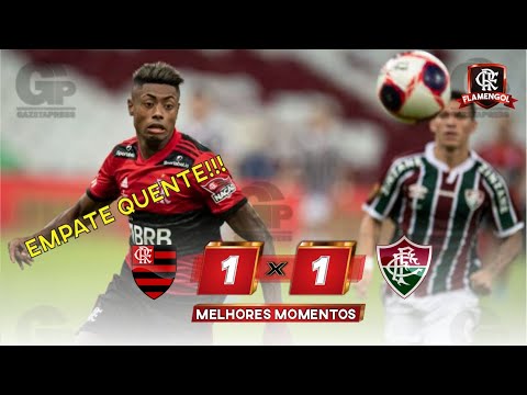 FLAMENGO 1 X 1 FLUMINENSE - GOLS E MELHORES MOMENTOS - FINAL DO CAMPEONATO CARIOCA 2021