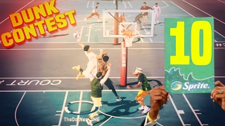 TINY SLASHER COMPETES IN A MYPARK DUNK CONTEST IN NBA 2K17!! TEAM FULL OF SLASHER'S GO CRAZY!!