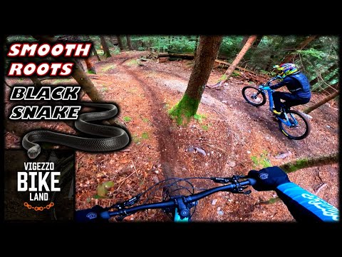 Riscaldamento sui trail SMOOTH ROOTS & BLACK SNAKE - Piana di VIGEZZO BIKEPARK