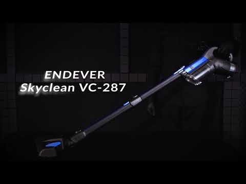 Миниатюра изображения товара Вертикальный пылесос Endever SkyClean VC-287 (серый/голубой)
