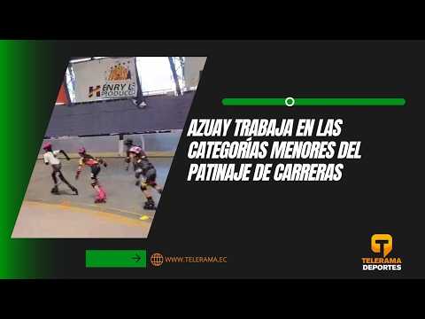 Azuay trabaja en las categorías menores del patinaje de carreras