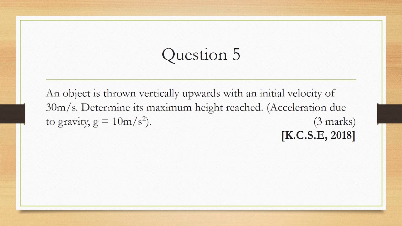 K C S E SIMULATE PHYSICS